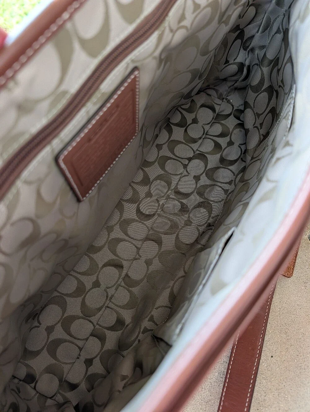 🤎 Vintage Coach Wellington #F06457 Genuine Smooth Leather Adjustable Messenger